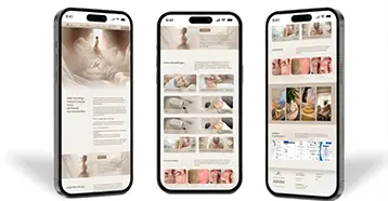 Логотип, сайт Студии косметологии в Берлине